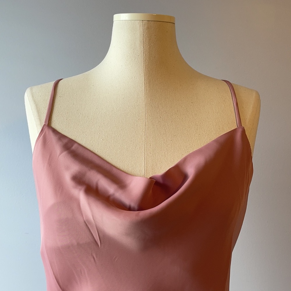 LOFT New Beautiful Mauve Sleeveless Top - Picture 3 of 5